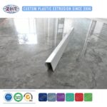 Custom Extruded PVC Plastic Bar Profile for Ceiling Curtain Track and Roller Shutter Guide