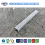 Custom Extruded PVC Plastic Bar Profile for Ceiling Curtain Track and Roller Shutter Guide