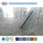 Custom Extruded PVC Plastic Channel for Ceiling Curtain Track and Roller Shutter Guide
