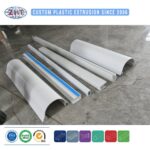 Custom Extruded PVC Plastic Channel for Ceiling Curtain Track and Roller Shutter Guide