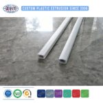 Custom Extruded PVC Plastic Channel for Ceiling Curtain Track and Roller Shutter Guide