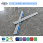 Custom Extruded PVC Plastic Channel for Ceiling Curtain Track and Roller Shutter Guide