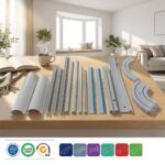Custom Extruded PVC Plastic Profile Mount for Ceiling Curtain Track Single Double and Roller Shutter Guide