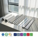 Custom Extruded PVC Plastic Profile Mount for Ceiling Curtain Track Single Double and Roller Shutter Guide