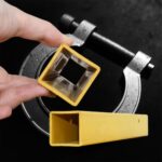 Custom Extruded Plastic Tube Square Plastic Pipes 19mm 25mm 30mm 40mm 50mm 60mm Furniture Grade PVC Square Tube