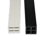 Custom Extruded Plastic Tube Square Plastic Pipes 19mm 25mm 30mm 40mm 50mm 60mm Furniture Grade PVC Square Tube