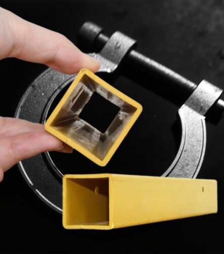 Custom Extruded Plastic Tube Square Plastic Pipes 19mm 25mm 30mm 40mm 50mm 60mm Furniture Grade PVC Square Tube