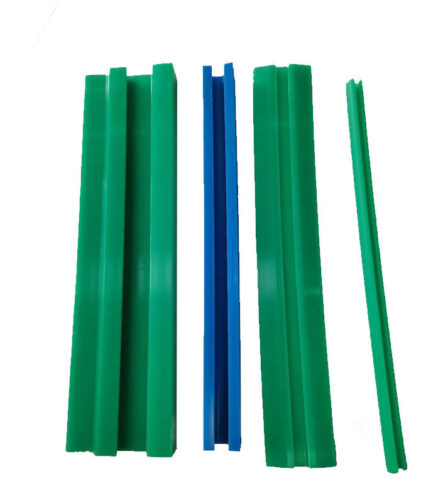 Custom Extrusion UHMWPE Plastic Profile Wear Strips Impact Strength Plastic Chain Guide Wear Strip HDPE Strip Nylon Sheet