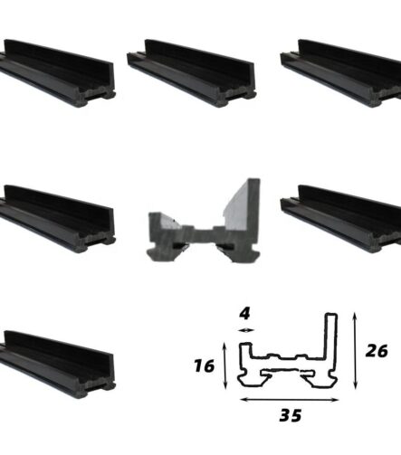 Custom Extrusion UHMWPE Plastic Profile Wear Strips for Flat Plastic Strip Offering Cutting and Moulding Services