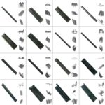 Custom Length UHMWPE Wear Strips for Conveyor Systems High Density Friction Bars
