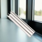 Custom Material White Rigid PVC Sliding Track with 3 Grooves for Windows and Doors