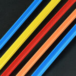 Custom PP Pvs ABS Colorful Extrusion and Co-Extrusion Plastic Aluminum Profile Seals Strips T Slot Cover