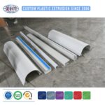 Custom PVC/ABS/PP/PE Extrusion Profile for Curtain Glide Track and Roller Shutter Guide Rail