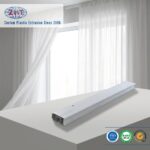 Custom PVC/ABS/PP/PE Extrusion Profile for Curtain Glide Track and Roller Shutter Guide Rail