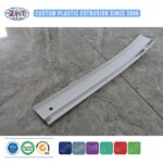 Custom PVC/ABS/PP/PE Plastic Extrusion Line Profile for Ceiling Curtain Track and Guide Rail