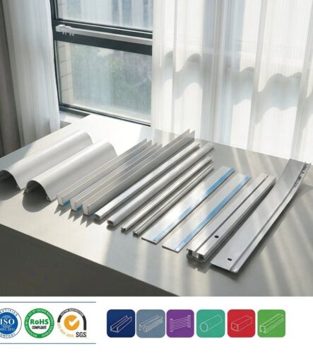 Custom PVC/ABS/PP/PE Plastic Extrusion Slide Profile for Ceiling Curtain Track and Roller Guide Rail Slide