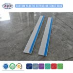 Custom PVC/ABS/PP/PE Plastic Extrusion Slide Profile for Ceiling Curtain Track and Roller Guide Rail Slide