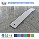 Custom PVC Plastic Extrusion Molding for Ceiling Curtain Track Single Double and Roller Guide Rail