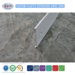 Custom PVC Plastic Extrusion Molding for Ceiling Curtain Track Single Double and Roller Guide Rail