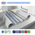 Custom PVC Plastic Extrusion for Ceiling Curtain Track Single Double Rail and Roller Shutter Guide