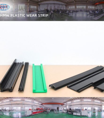 Custom Plastic Extrusion Cover Wear Strip Plastic T-Slot Extrusion UHMW Profile