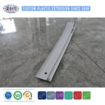 Custom Plastic Extrusion Profile PVC/ABS/PP/UHMWPE for Ceiling Curtain Runner Track System