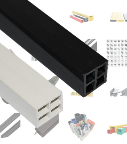 Custom Plastic Profile Manufacturer Extruded Plastic Profiles PVC Extruded Refrigerator Cover Frame
