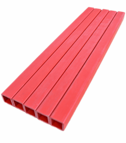 Custom Plastic Square Tube Electrical Square PVC Pipe UV Resistant PVC Conduit Pipe
