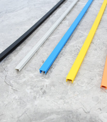 Custom Series Aluminum Profile Multicolor PVC PP T Slot Cover for Aluminum Profile T Slot Cover 8mm