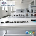 Custom Sturdy Mounting Profile Hopper Liner Wear Resistant PVC Plastic Safety Barrier for Tile Grid
