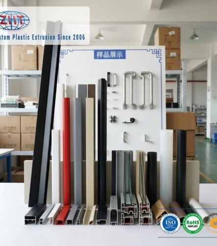 Custom Sturdy Mounting Profile Hopper Liner Wear Resistant PVC Plastic Safety Barrier for Tile Grid
