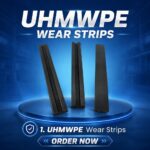Custom UHMWPE Conveyor Wear Strips UHMWPE Plastic Wear Strips UHMWPE HDPE Conveyor Wear Strips Wear Strip PE1000 Polymer Profile