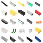 Custom UPVC PVC Plastic Extruder Profiles Plastic Building Materials PVC Extrus Profile