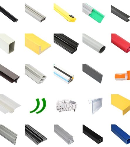 Custom UPVC PVC Plastic Extruder Profiles Plastic Building Materials PVC Extrus Profile