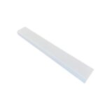 Custom White PVC Extruded Profile for Ceiling Track, Slim Design Easy Installation