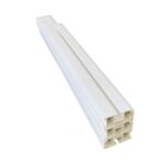 Custom White Rigid PVC Extruded Ceiling Track for Curtains, Easy Installation Slim Design