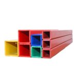 Customizable 19X19 Plastic Square Tubes Durable Straight Type with Smooth Surface