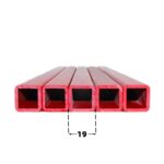 Customizable 19mm Square PP PVC Plastic Pipes Fittings Multiple Standards Sizes UPVC PE Water Supply Cutting Service Available
