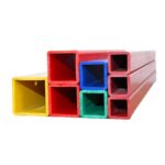 Customizable 24.5mm Square PVC Plastic Tubes UV Resistant PVC Conduit Pipe
