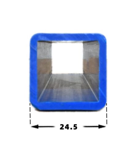 Customizable 24.5mm Square PVC Plastic Tubes UV Resistant PVC Conduit Pipe