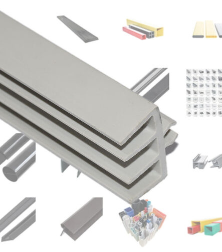 Customizable Designs HDPE Profile Plastic Extrusion Plastic Guide Groove Standard Plastic Extrusion