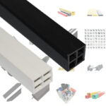Customizable Designs HDPE Profile Plastic Extrusion Plastic Guide Groove Standard Plastic Extrusion