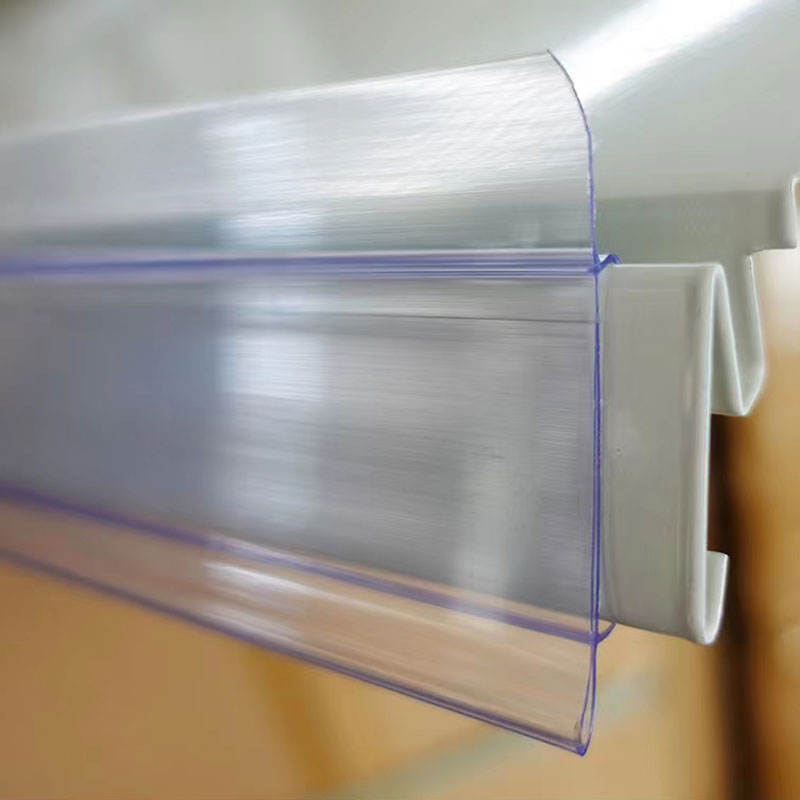 Customized Color Plastic Label Holder Shelf Label Holder for Supermarket Price Tag