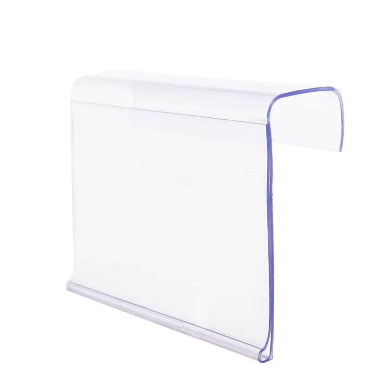 Customized Color Plastic Label Holder Shelf Label Holder for Supermarket Price Tag