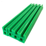 Customized Color Table Top Chain Conveyor Guide Rail Plastic Wear Strip Used for Package Logistic Industry
