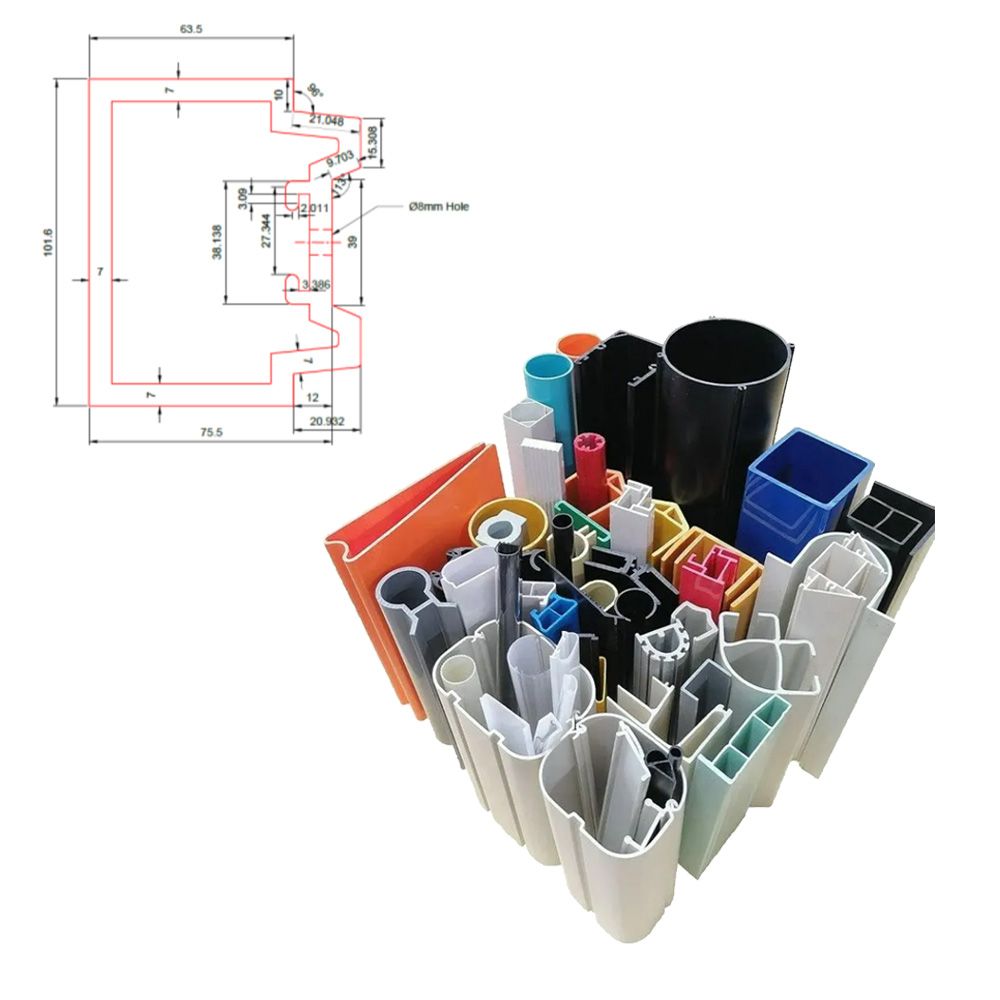 Customized-Colors-Plastic-Extrusion-HDPE-Extrusion-Profile-100mm-X-75mm-HDPE-Decorative-Profiles.jpg Customized Colors Plastic Extrusion HDPE Extrusion Profile 100mm X 75mm HDPE Decorative Profiles