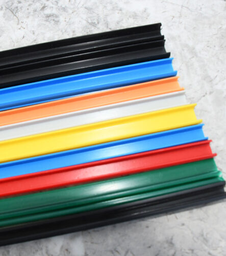 Customized High Standard PVC Cover Strips T-Slot Covers Strips in Different Colors Aluminium Profile Cover Strip
