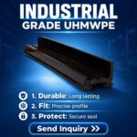 Customized Non-Toxic Abrasion Resistance UHMWPE Plastic Profiles Wear Strips Plastic UHMWPE Custom Bed Liners for F150 Truck Plastic Parts Extrusions