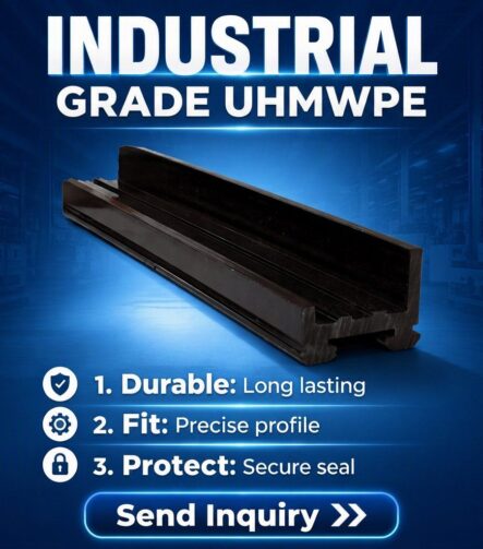 Customized Non-Toxic Abrasion Resistance UHMWPE Plastic Profiles Wear Strips Plastic UHMWPE Custom Bed Liners for F150 Truck Plastic Parts Extrusions