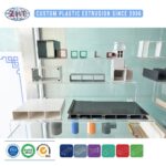 Customized Plastic PVC Extrusion Clapboard Hollow Profile